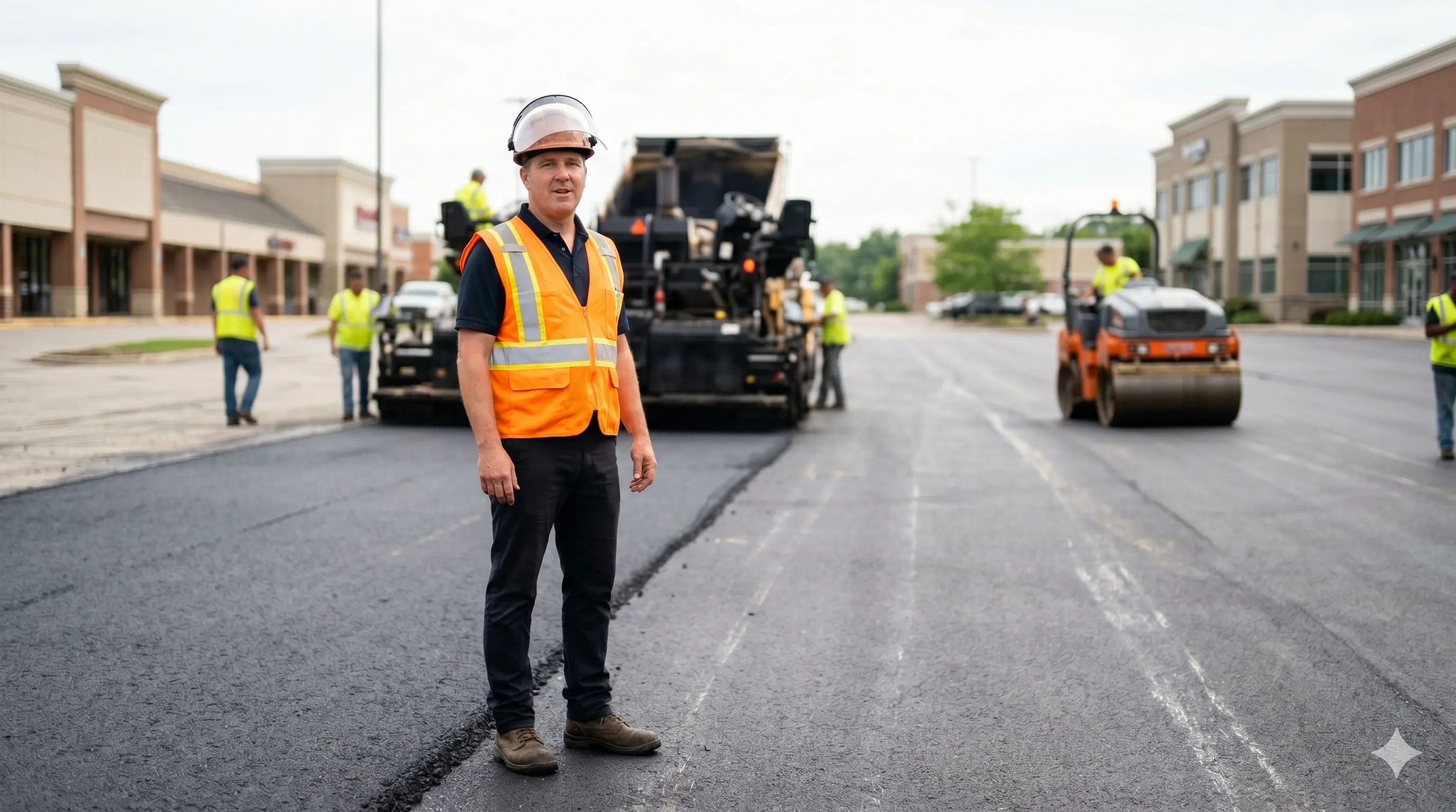 Triple B owner Brandon Novak at a recent commercial site walk-through in Sandwich, IL.